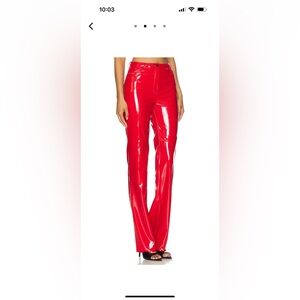 CULTNAKED Killa Trousers in Red Patent (sold out)